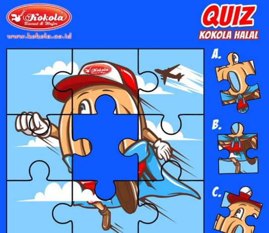 Berbeda dari quiz sebelumnya, quiz puzzle Kokola kali ini lebih mengajak sahabat Kokolaverz untuk bermain sambil melatih kejelian mata dalam melengkapi dan mencocokan gambar kepingan-kepingan puzzle yang hilang.