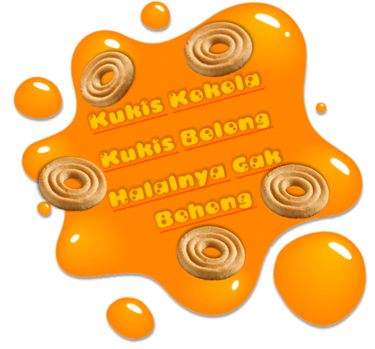"Kukis Kokola, Kukis Bolong Halalnya Gak Bohong."